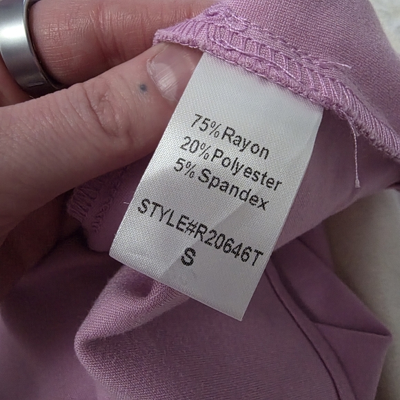 Tuckernuck Lilac Miranda Off the Shoulder Blouse - Picture 8 of 10